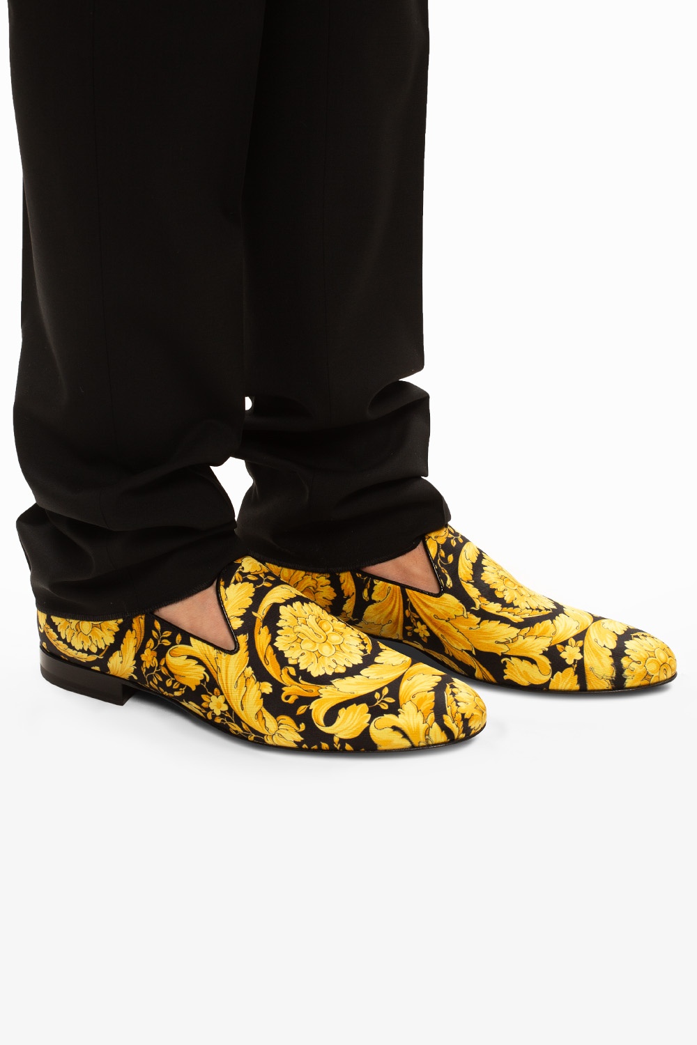 printed loafers Versace - SchaferandweinerShops Tonga